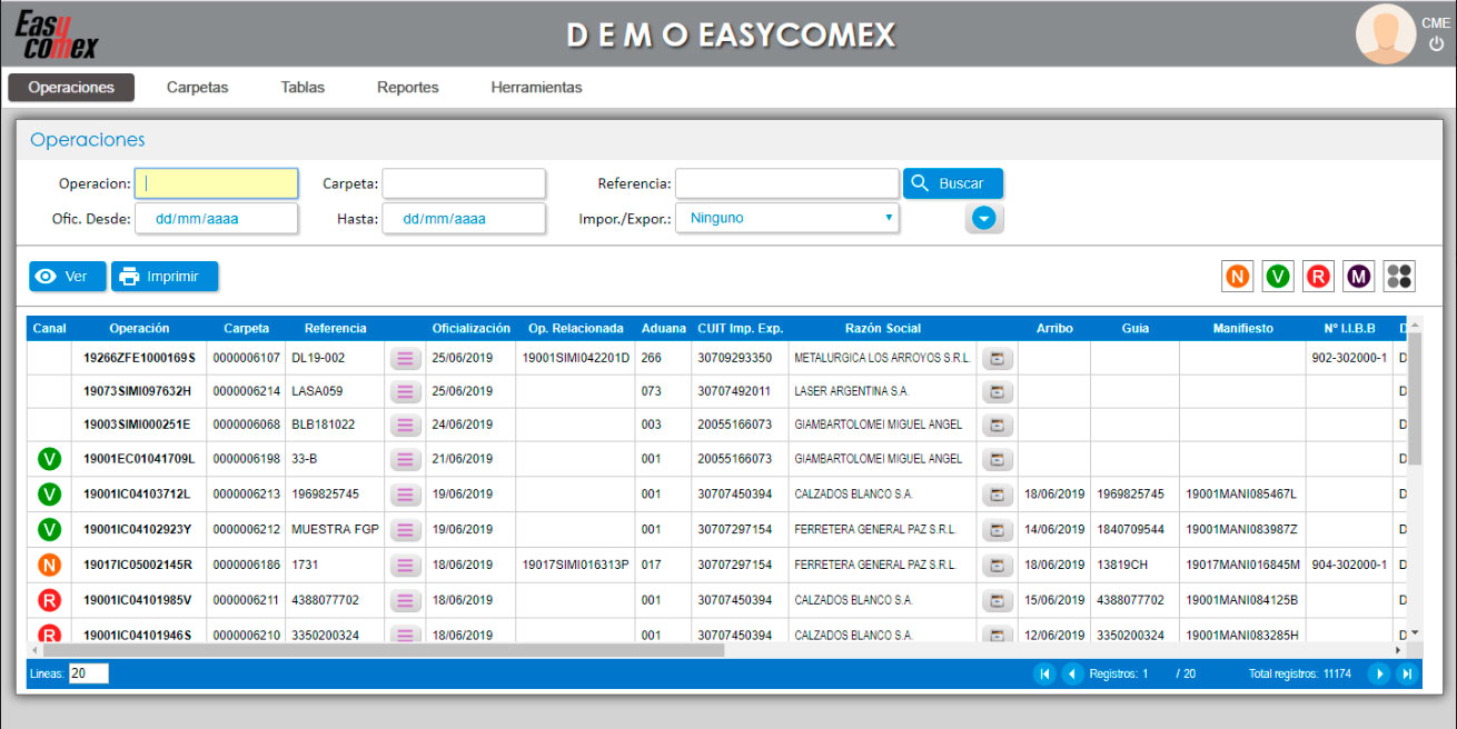 Easy comex - herramienta informática diseñada para dar una solución  económica a los despachantes de aduana.